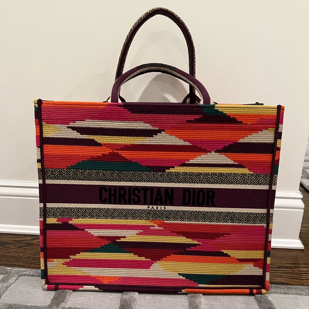 Christian Dior large book tote